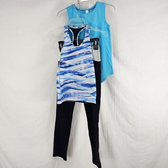 Lot Of 3 Pieces Girls  Ivivva(lululemon For Girls) Size 10 Tanks Leggings - Picture 1 of 16